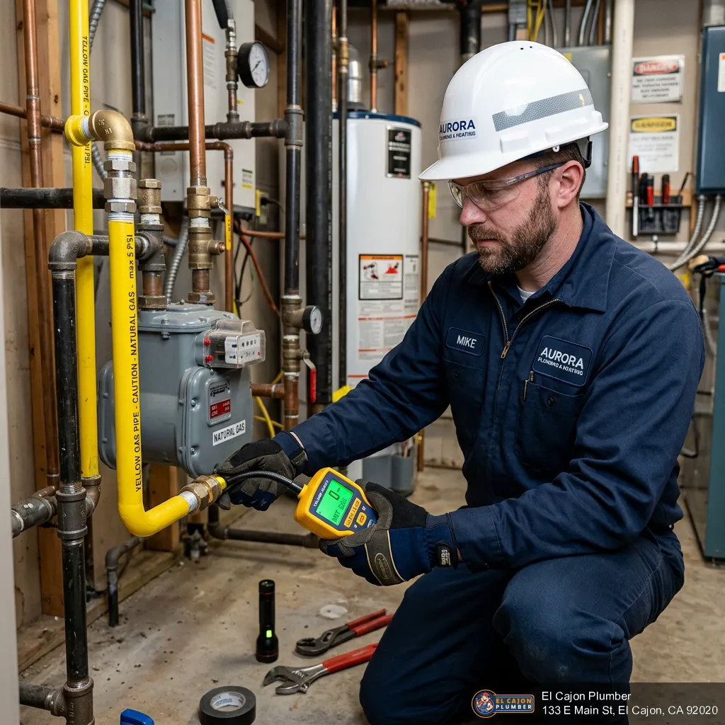 Gas Line Repair in El Cajon CA
